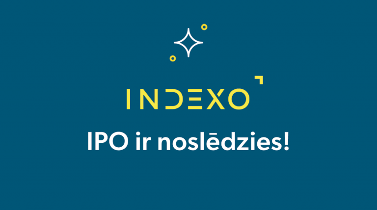 INDEXO IPO piesaista vairāk kā 7,49 miljonus eiro