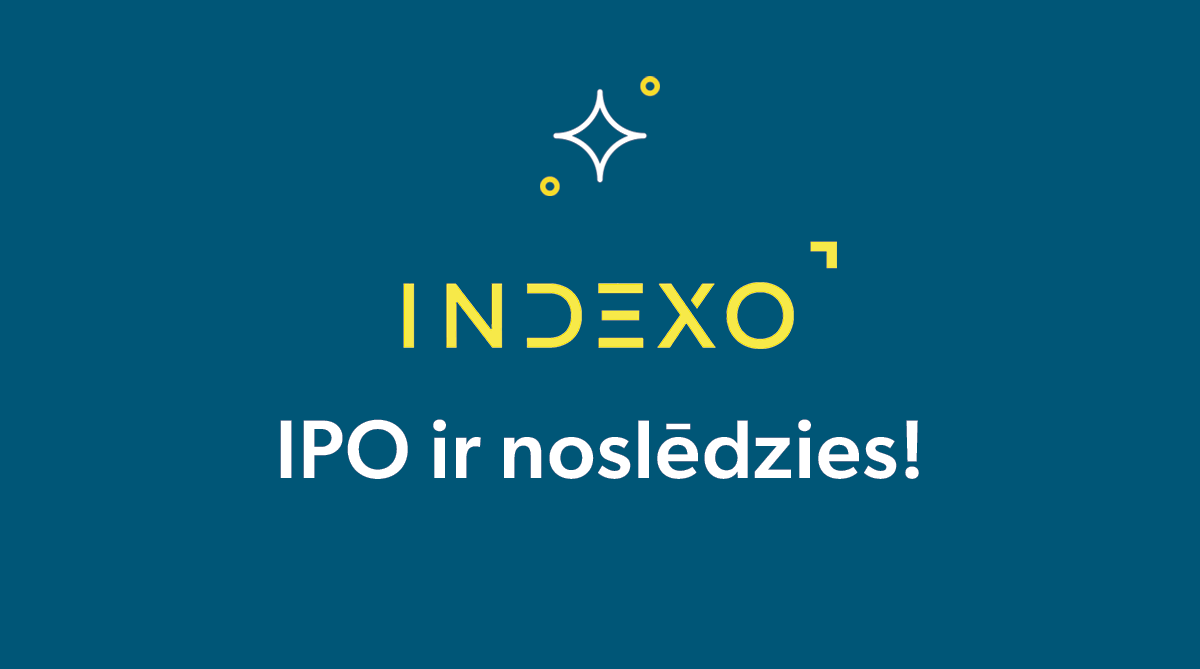 indexo ipo jeb sākotnējais publiskais akciju piedāvājums ir noslēdzies