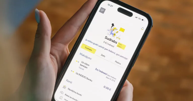 Izmēģini INDEXO Bankas lietotni un laimē 300 eiro